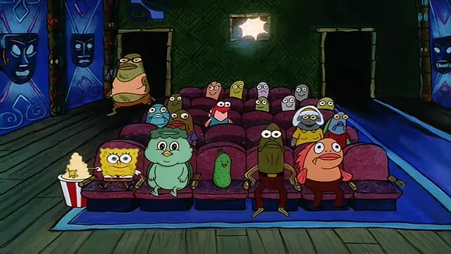 spongebob movie scene